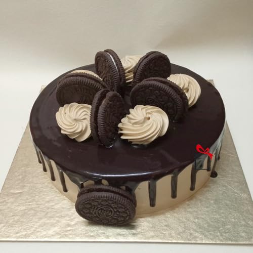 EG2i Chocolate Oreo 500 Gram Cake for Birthday, Fresh Cake for Anniversary, Valentine, Christmas, Mother's Day - 500 Gram, (Express Delivery, Same Day Delivery)