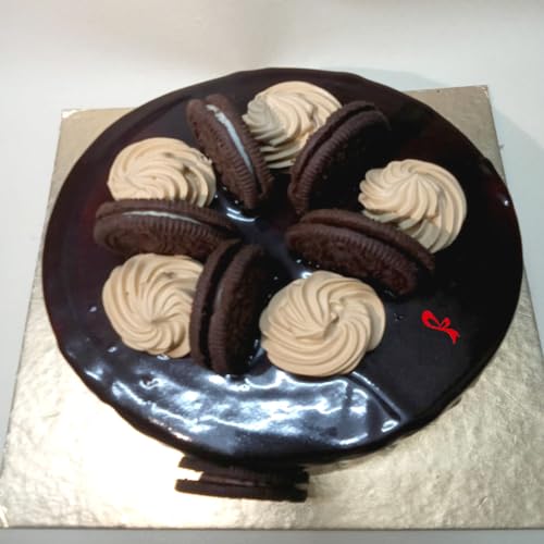 EG2i Chocolate Oreo 500 Gram Cake for Birthday, Fresh Cake for Anniversary, Valentine, Christmas, Mother's Day - 500 Gram, (Express Delivery, Same Day Delivery)