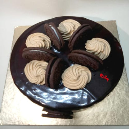 EG2i Chocolate Oreo 500 Gram Cake for Birthday, Fresh Cake for Anniversary, Valentine, Christmas, Mother's Day - 500 Gram, (Express Delivery, Same Day Delivery)