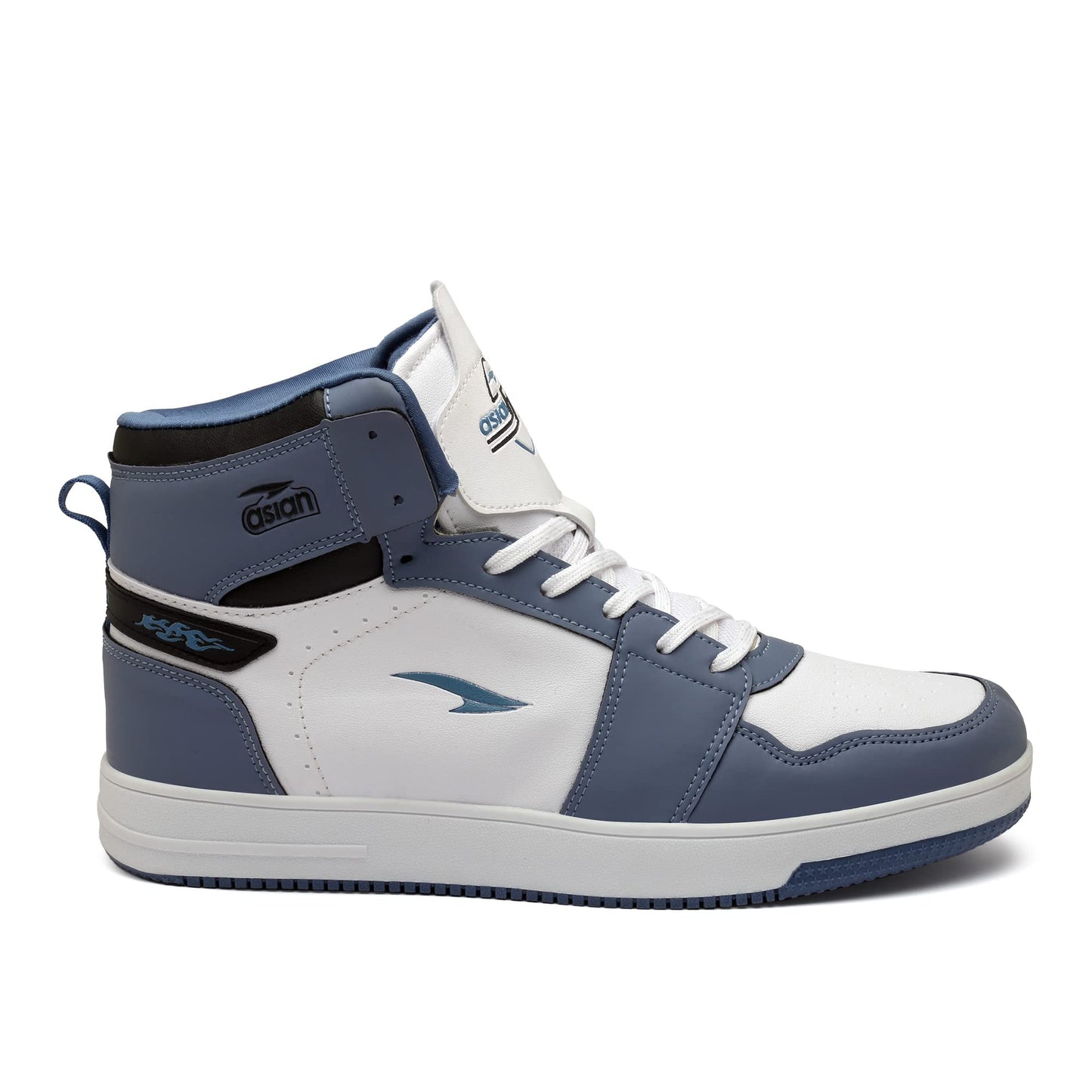 ASIAN Carnival-13 Men's High Top Casual Chunky Fashion Sneakers,Dancing Shoes | Basketball Shoes with Rubber Outsole for Boys Slate Blue